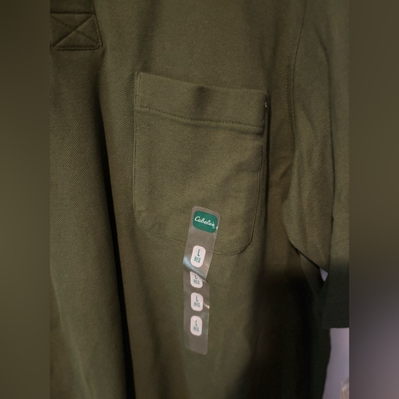 Cabela’s Pine Green Polo. Large New With Tags. - Picture 3 of 8